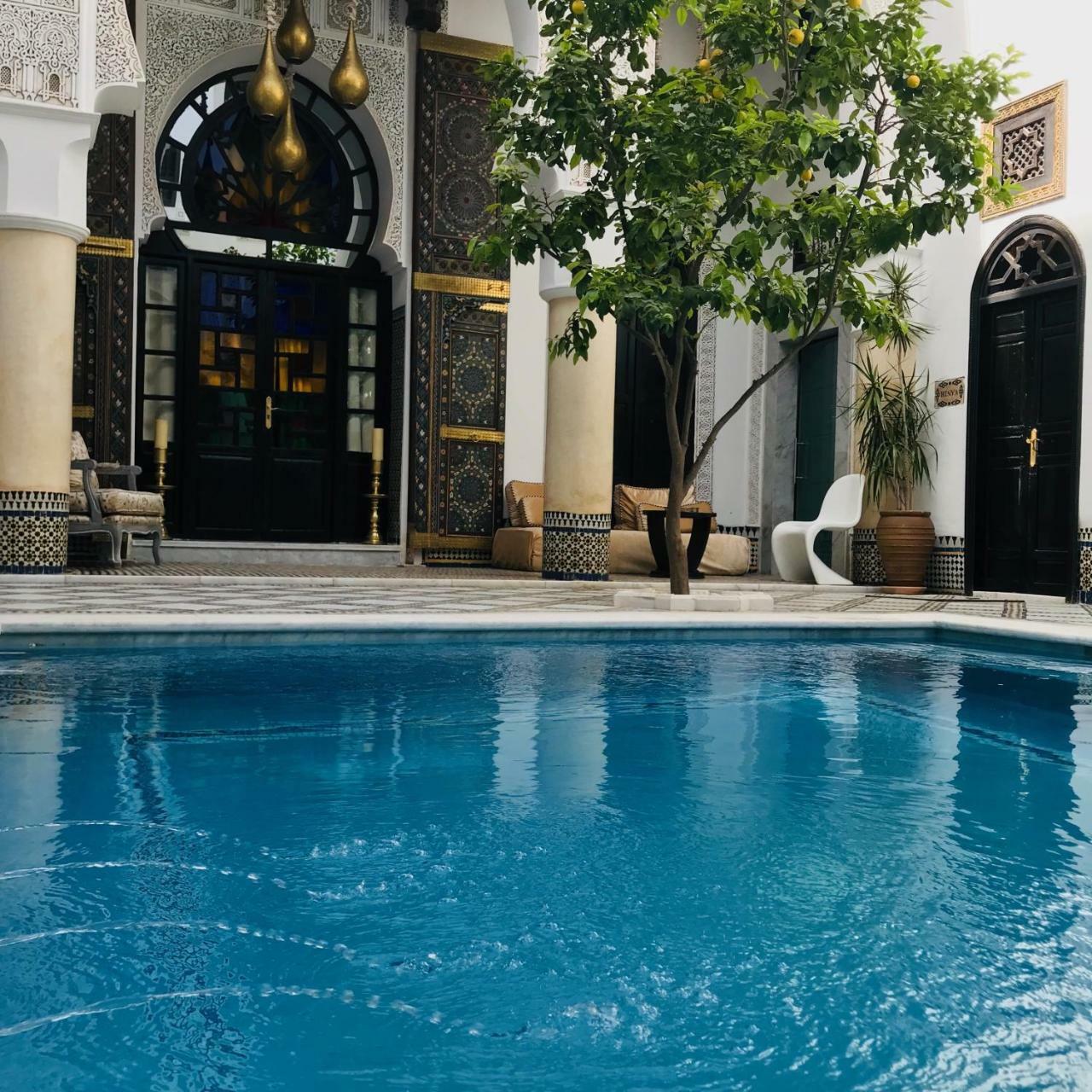 Riad Maison Bleue And Spa Fès Exterior foto