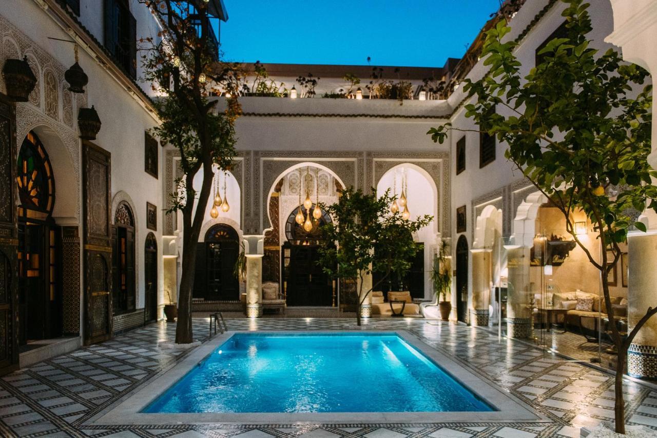 Riad Maison Bleue And Spa Fès Exterior foto