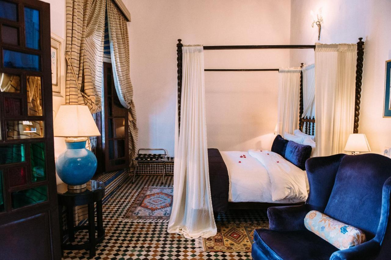 Riad Maison Bleue And Spa Fès Exterior foto