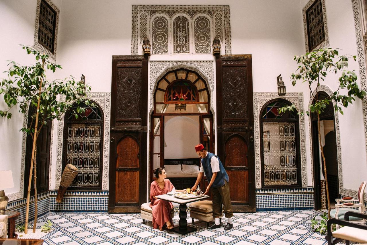 Riad Maison Bleue And Spa Fès Exterior foto