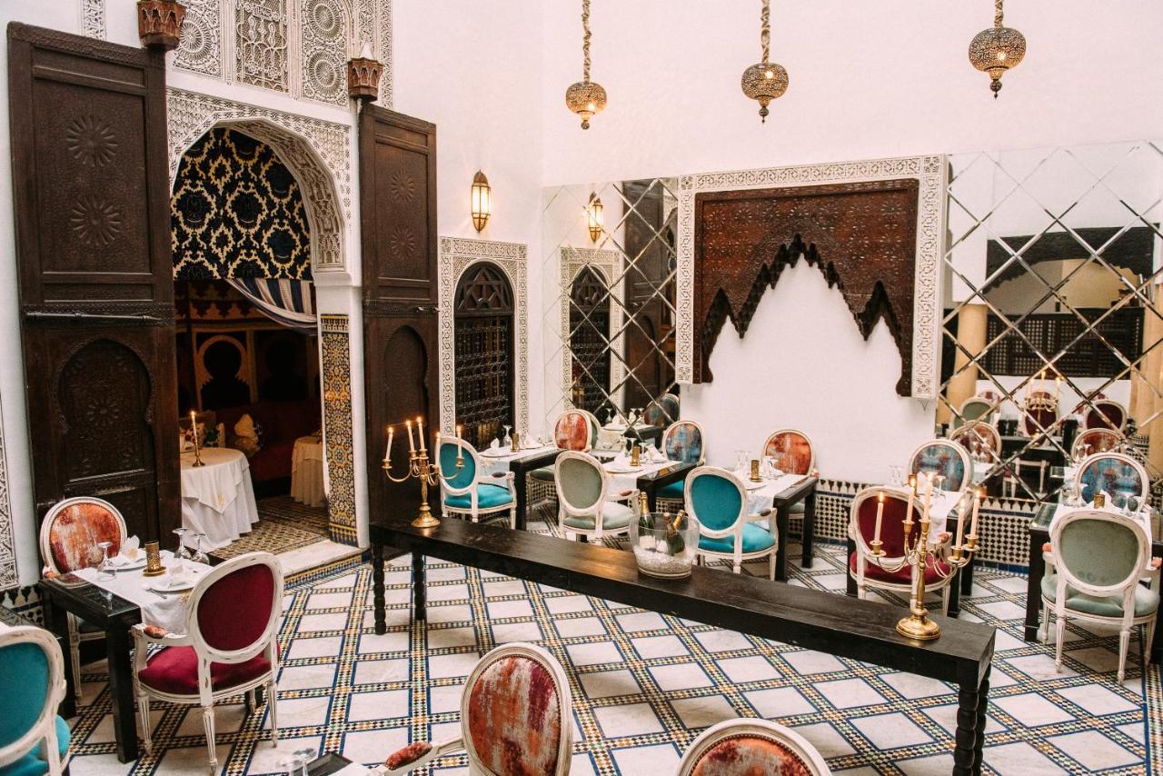 Riad Maison Bleue And Spa Fès Exterior foto
